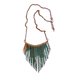 Patina Fringe Necklace