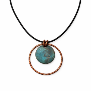 Patina Disc Necklace