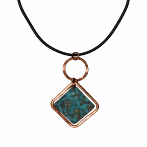 Patina Square Chain Necklace