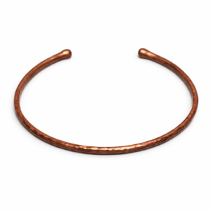 Single Strand Hammered Cuff
