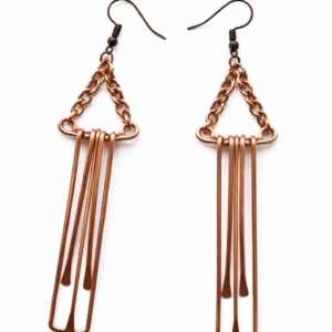 Hammered Strand Earrings